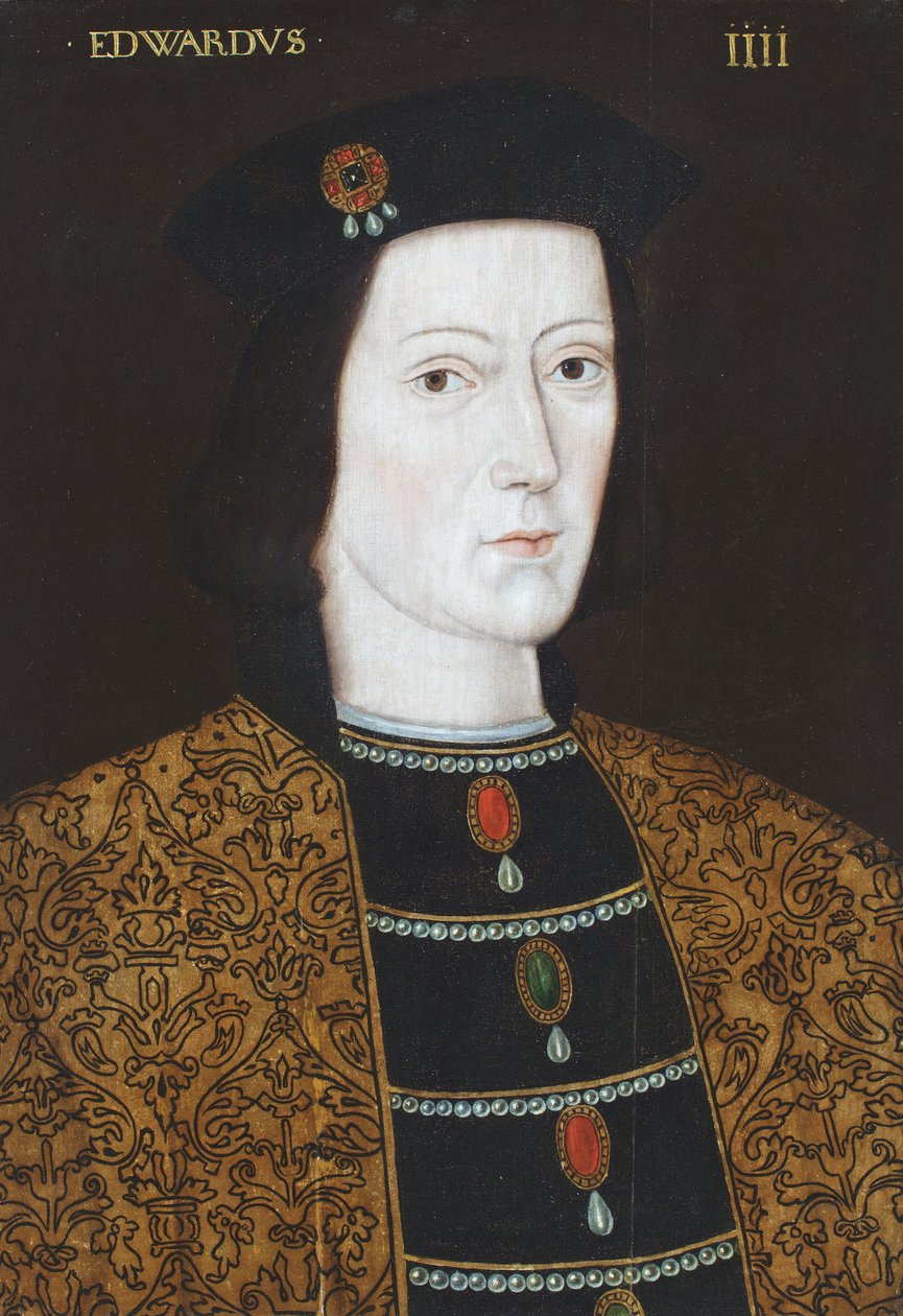 Retrato de Eduardo IV (óleo sobre tabla) de English School
