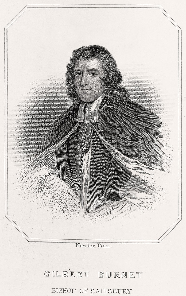 Retrato de Gilbert Burnet, Obispo de Salisbury de English School