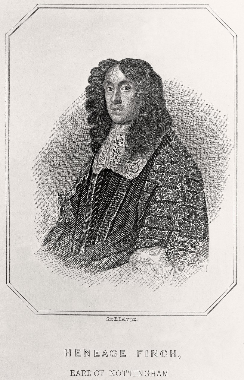 Retrato de Heneage Finch, Conde de Nottingham de English School