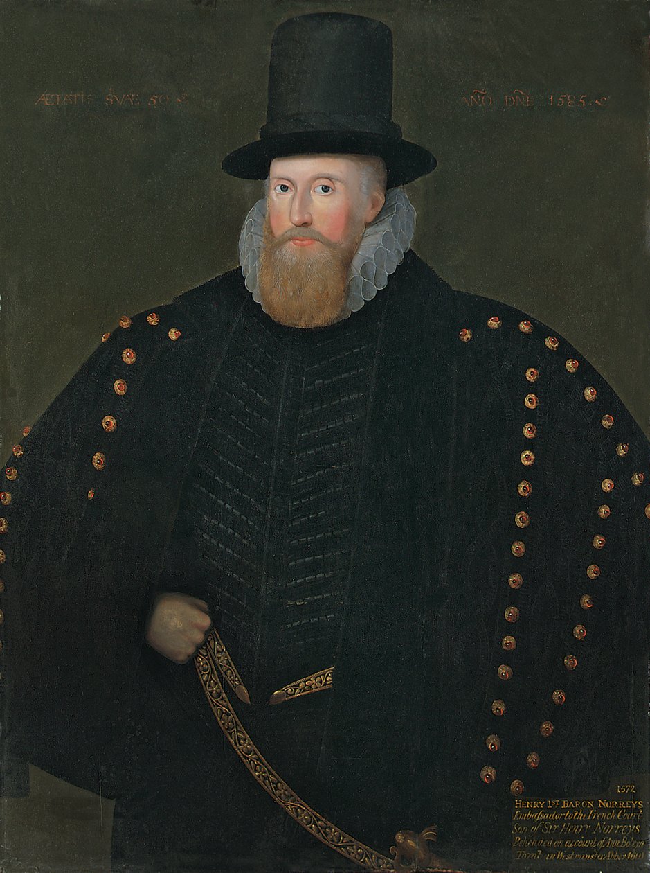 Retrato de Henry, primer Barón Norris, de Rycote, 1585 de English School
