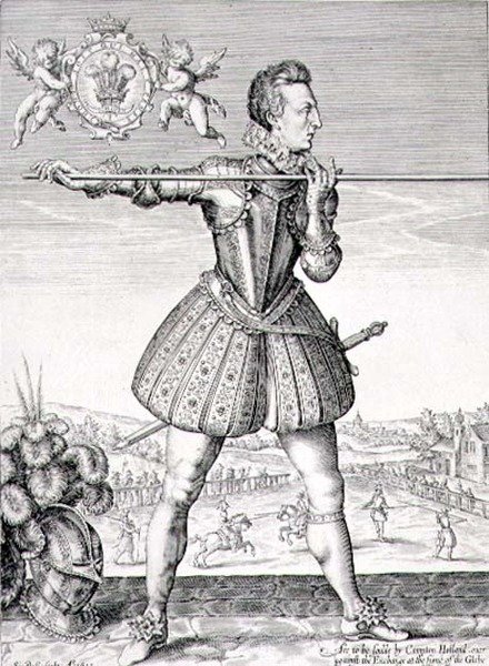 Retrato de Enrique, Príncipe de Gales (1594-1612) grabado por Simon de Passe (1595-1647) 1612 de English School