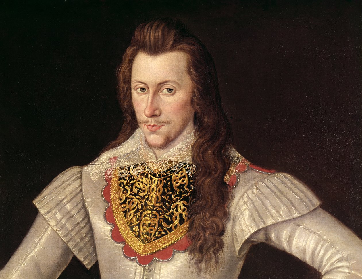 Retrato de Henry Wriothesley (1573-1624), 3er Conde de Southampton (detalle) de English School