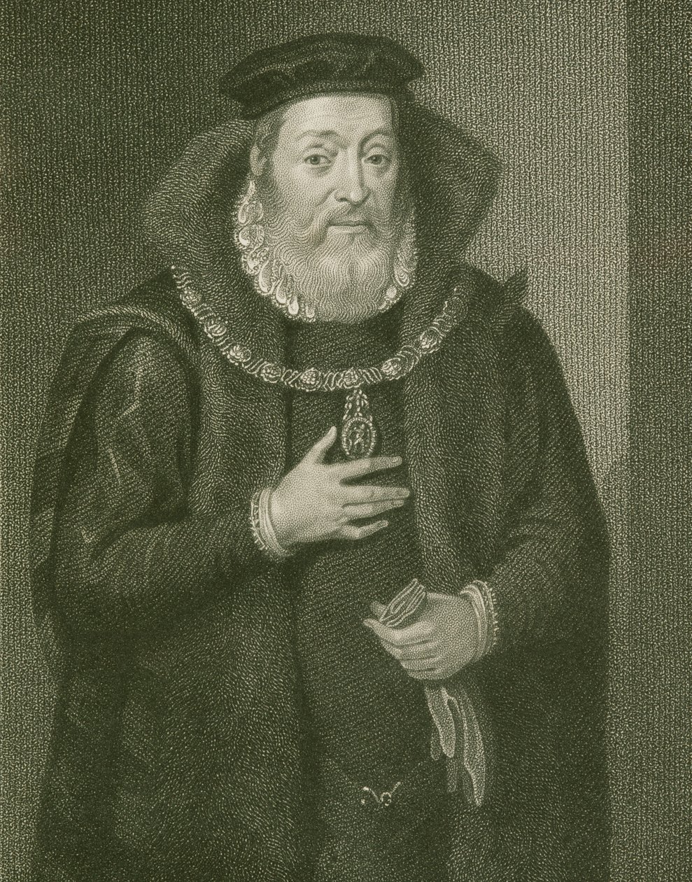 Retrato de James Hamilton (1517-1575) 2º Conde de Arran, de 