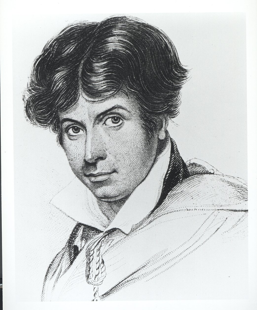 Retrato de James Henry Leigh Hunt de English School