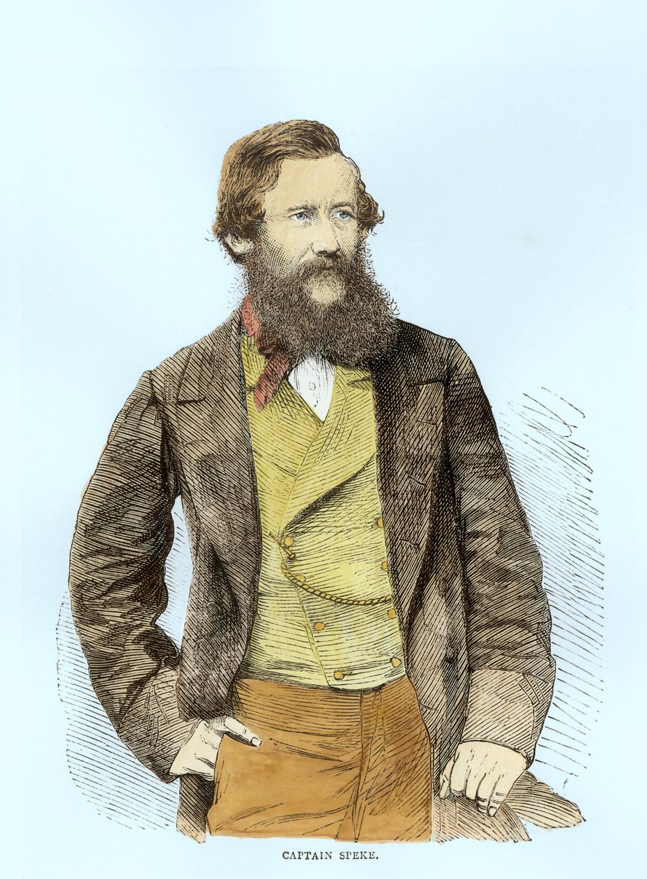 Retrato de John Hanning Speke (1827-64) de English School