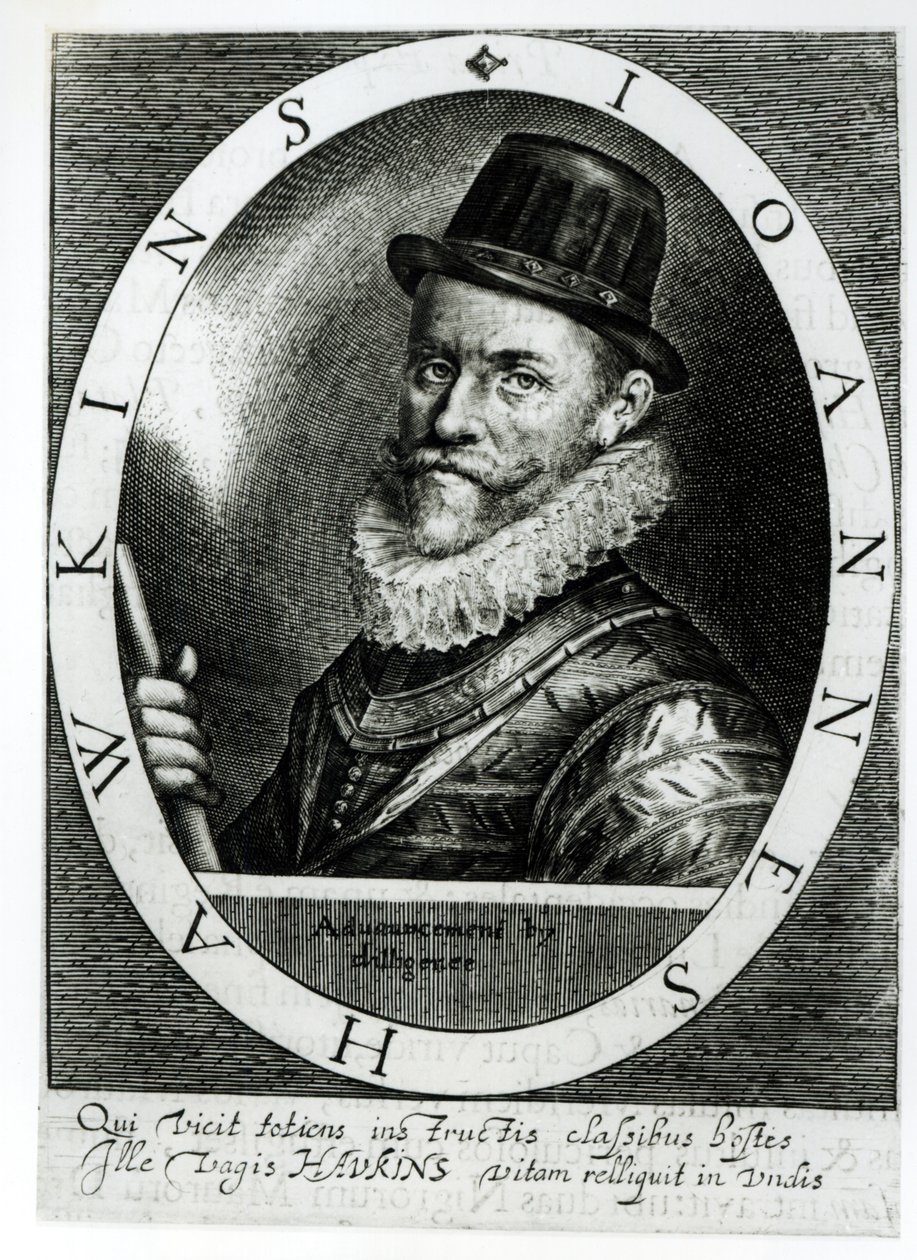 Retrato de John Hawkins (1532-95) de English School