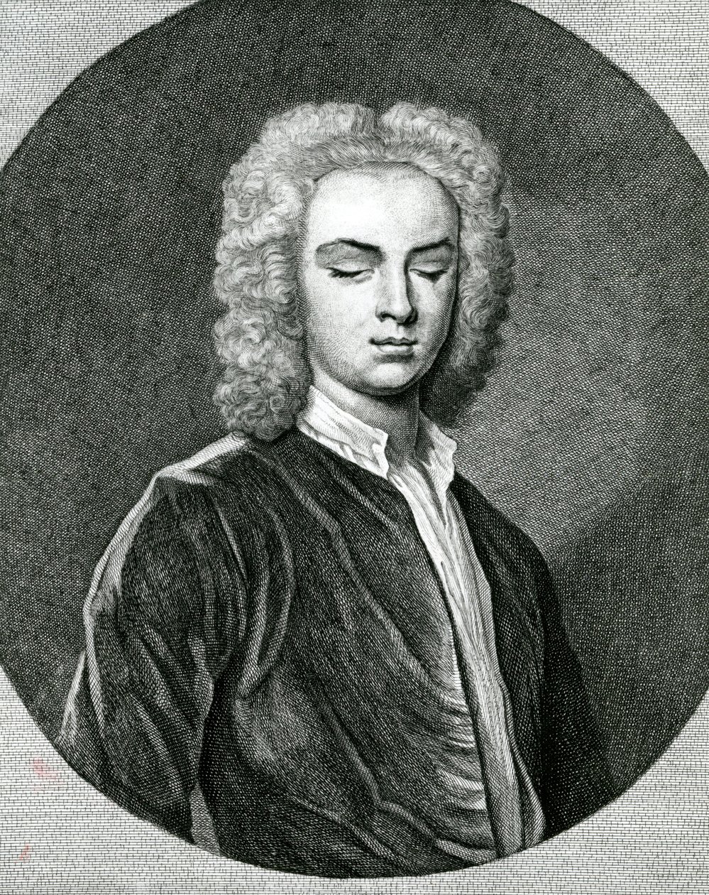 Retrato de John Stanley (1712-86) de English School