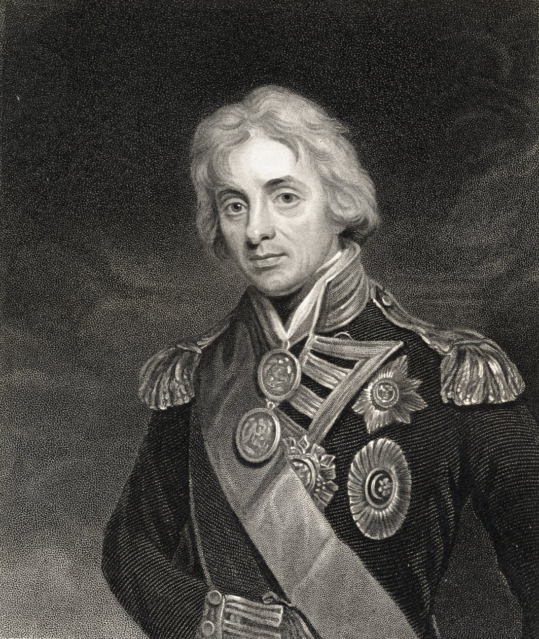 Retrato de Lord Horatio Nelson (1758-1805) de English School