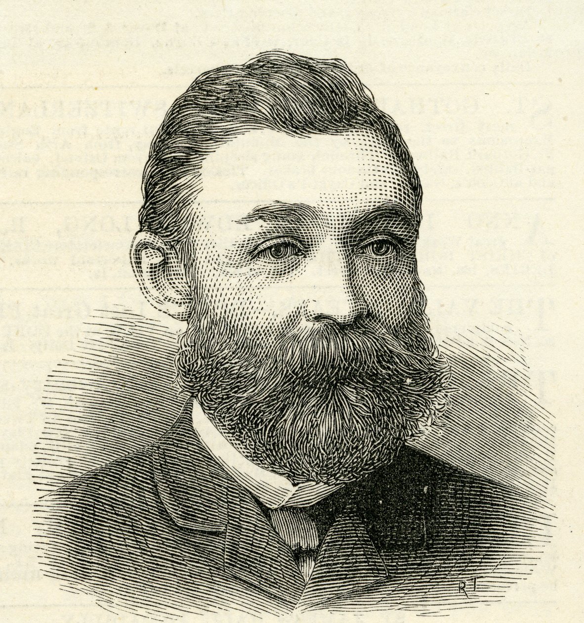 Retrato del Sr. R. Urwin, Secretario de los Comisionados de Mejora del Tyne, 1884 de English School