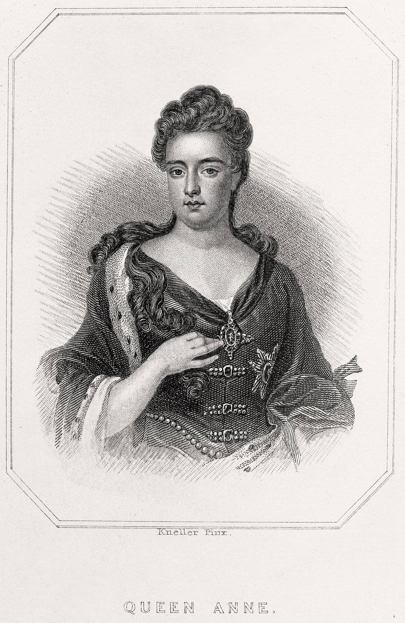 Retrato de la Reina Ana, 1835 de English School