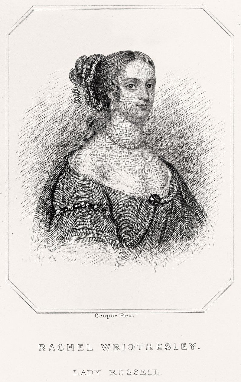 Retrato de Rachel Wriothesley, Lady Russell, 1835 de English School