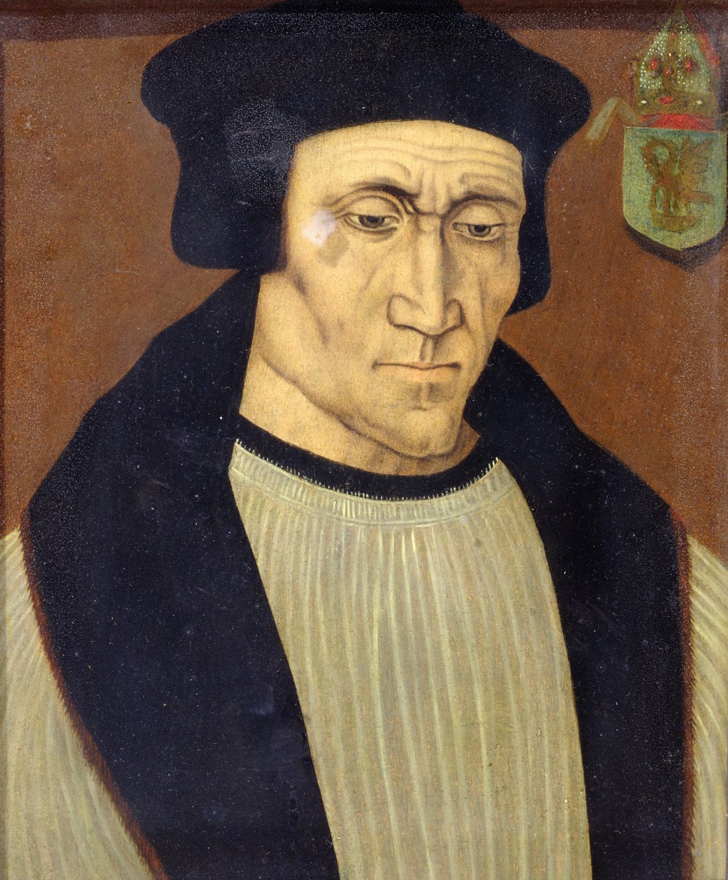 Retrato de Richard Foxe o Fox (c.1448-1528) Obispo de Winchester, Lord Guardián del Sello Privado de Enrique VII y Enrique VIII y fundador del Corpus Christi College, Oxford de English School