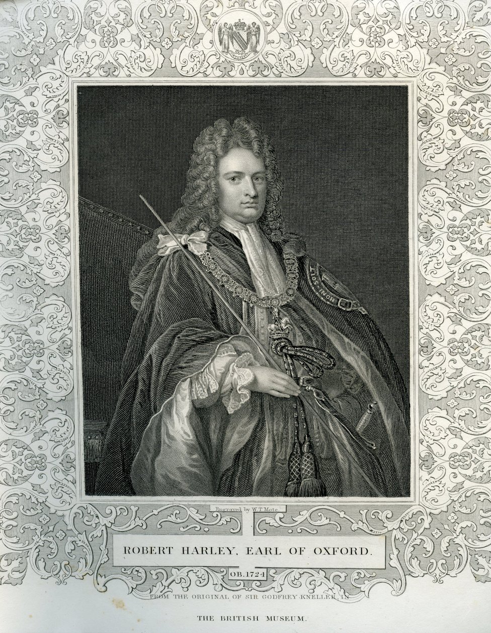 Retrato de Robert Harley, primer conde de Oxford (1671-1724) de English School