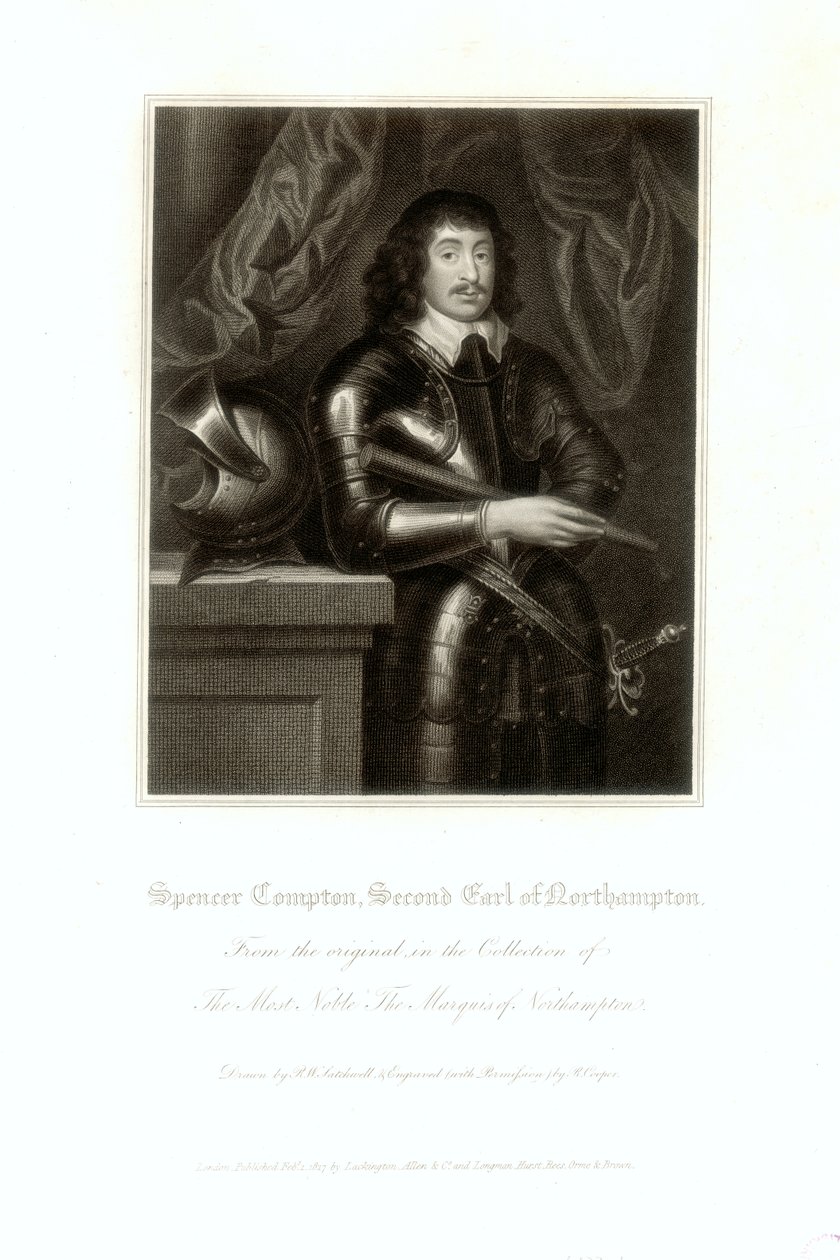 Retrato de Spencer Compton, 2º Conde de Northampton de English School