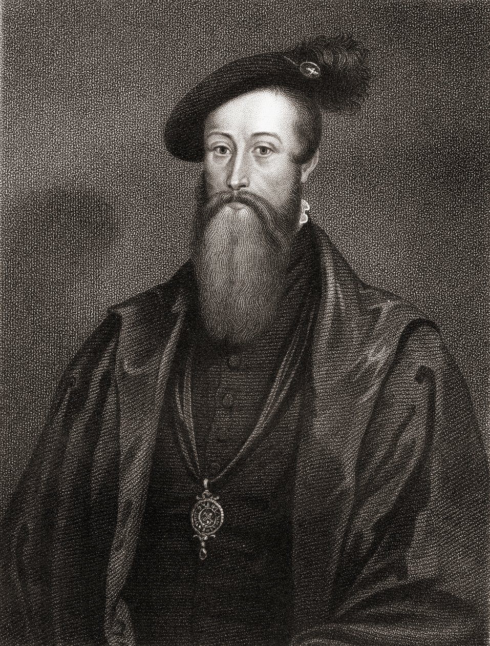 Retrato de Thomas Seymour, de Retratos Británicos de Lodge, 1823 de English School