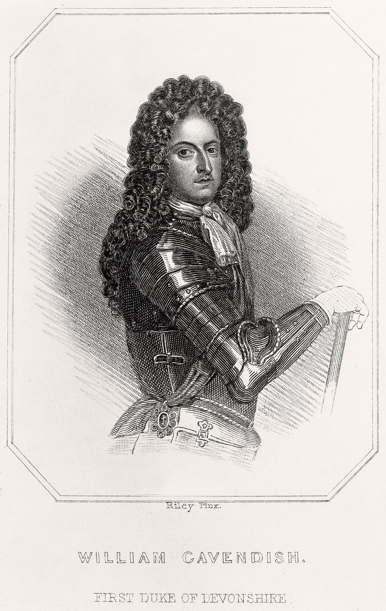 Retrato de William Cavendish, 1er Duque de Devonshire de English School