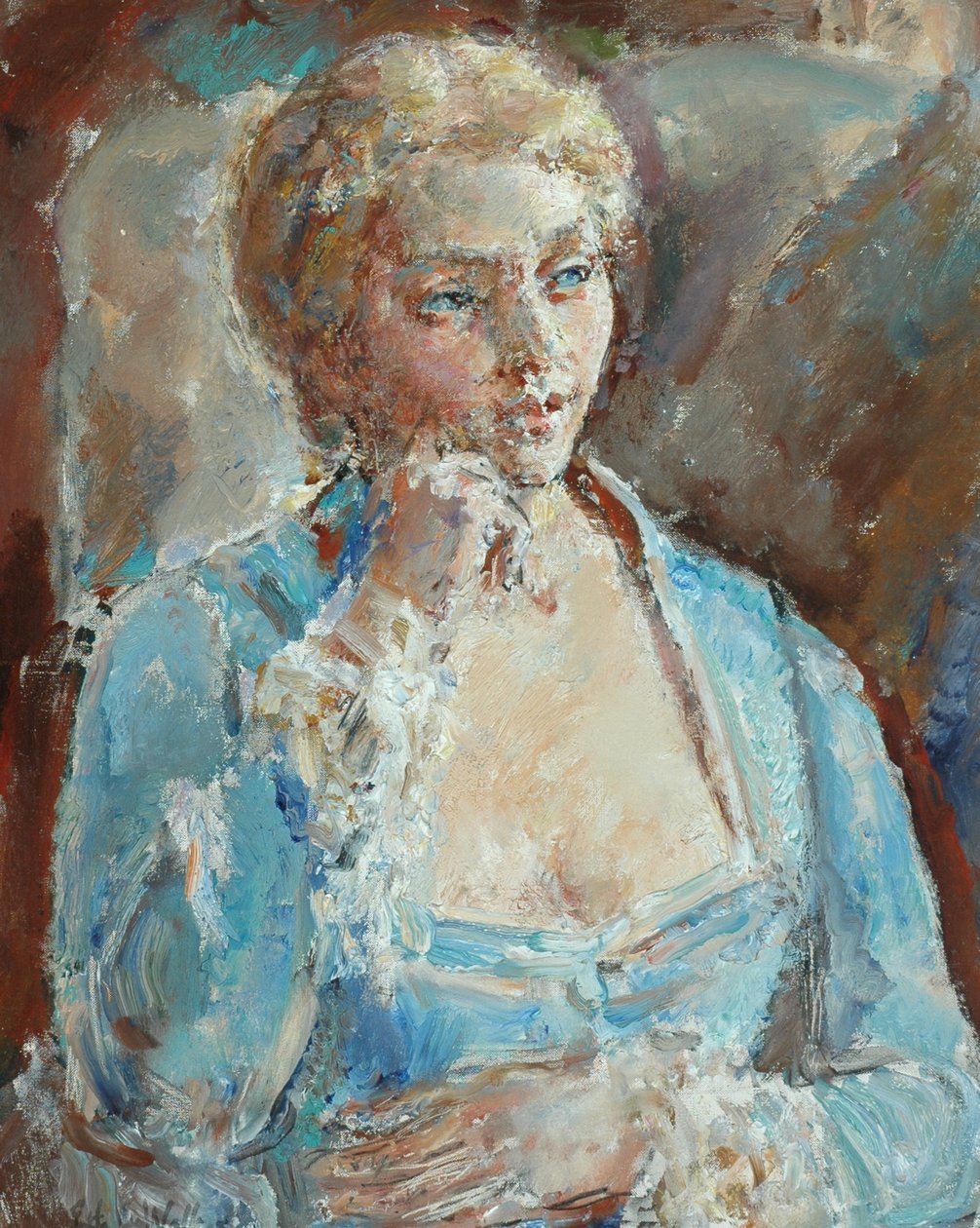 Retrato de una dama de English School