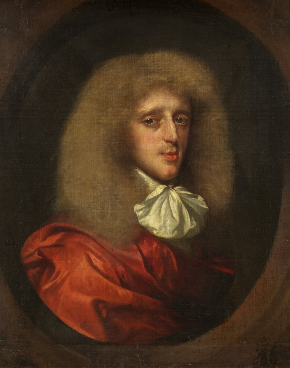Retrato de un hombre en rojo de English School