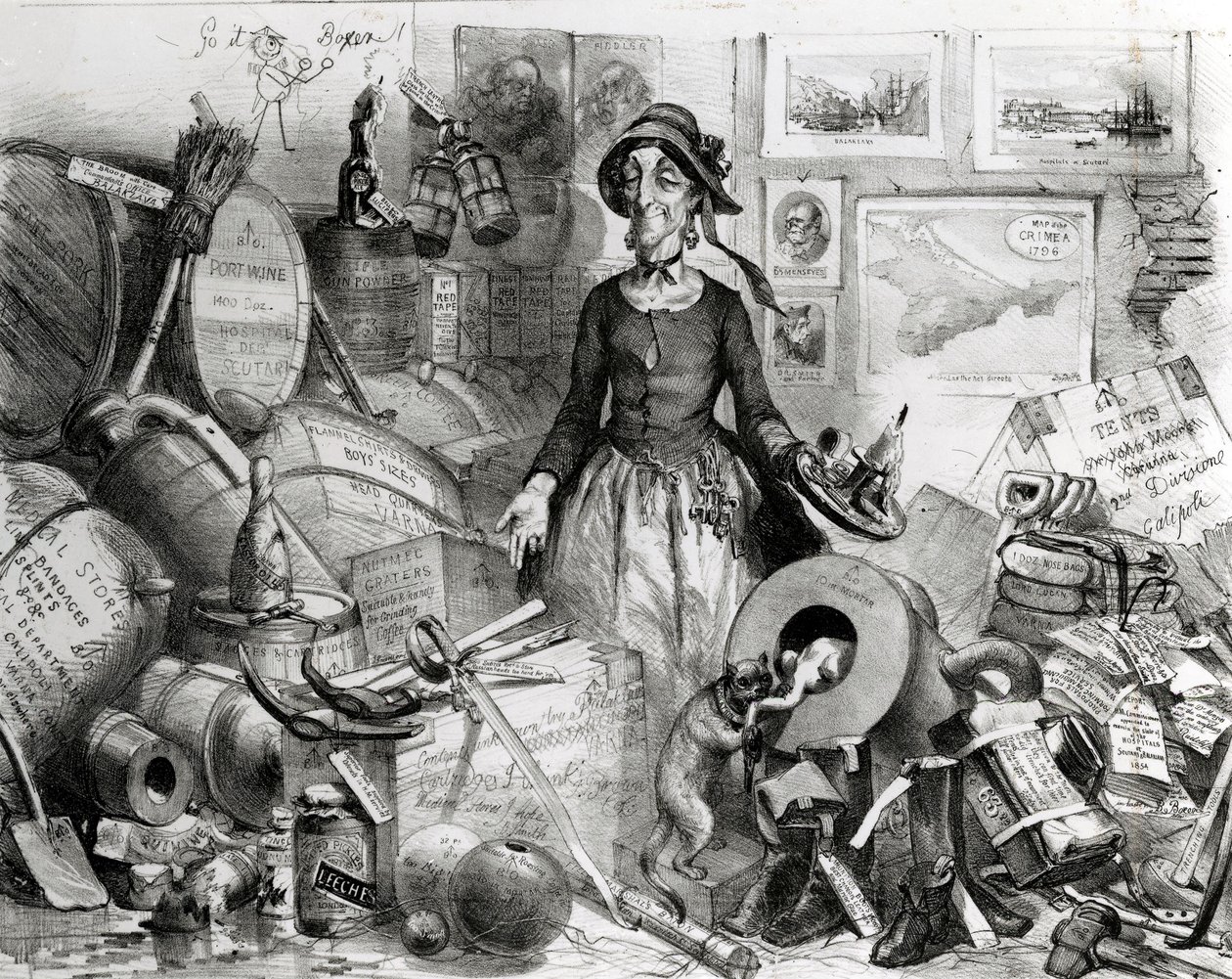 Retrato de la Celebrada Mala Gestión respetuosamente dedicado a sus admiradores, 1855 de English School