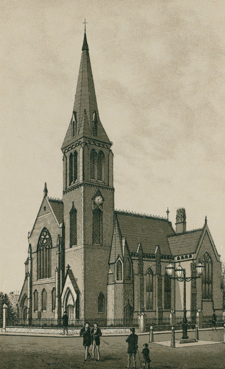 Iglesia Presbiteriana, Ipswich (litografía) de English School