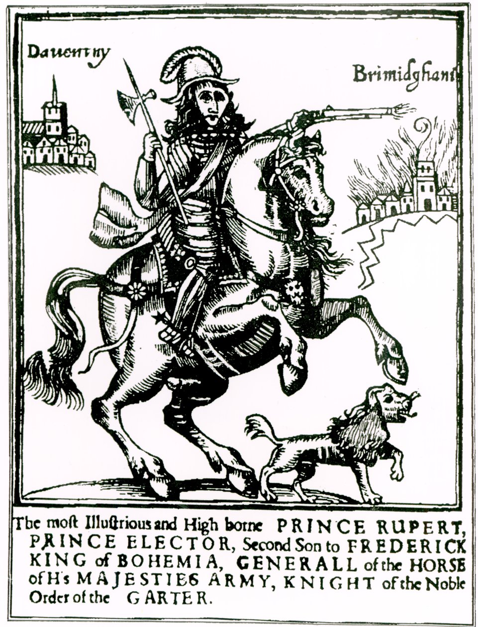 Príncipe Ruperto a caballo de English School