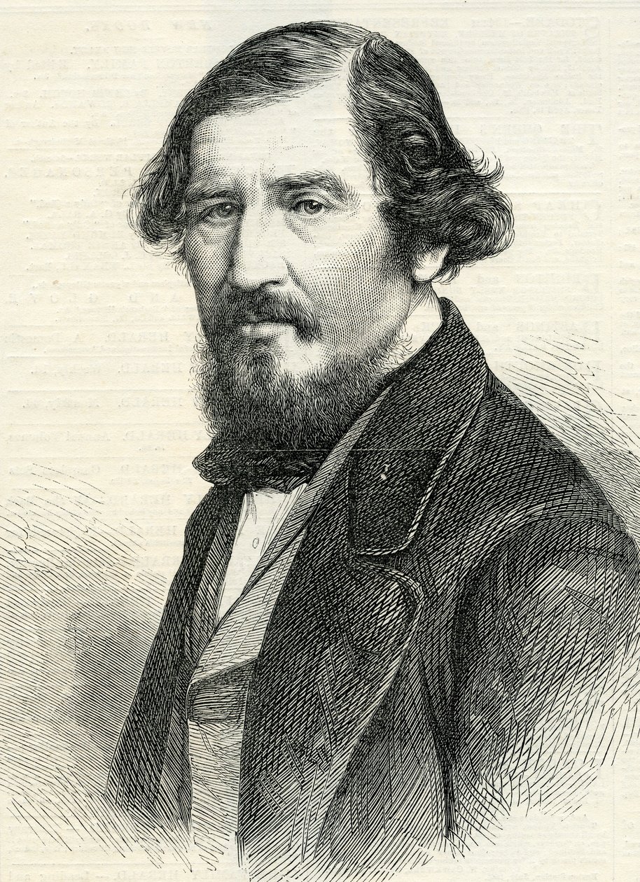 Profesor Aytoun (1813-65) de The Illustrated London News 19 de agosto de 1865 de English School