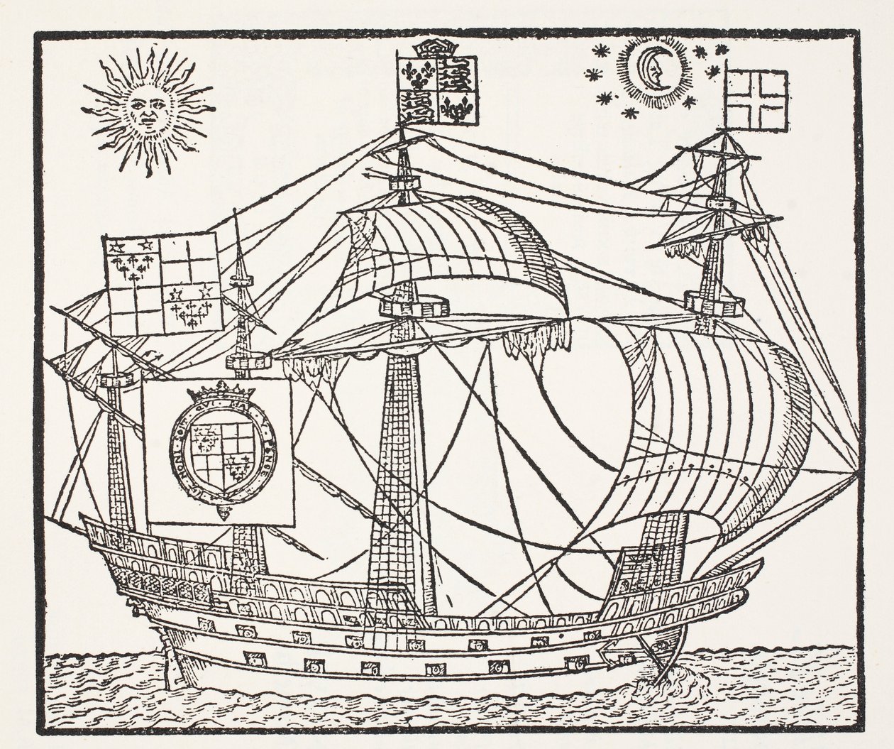 Prognosticación eterna, por L. & T. Digges, impreso por T. Marshe, Londres, 1576 de English School