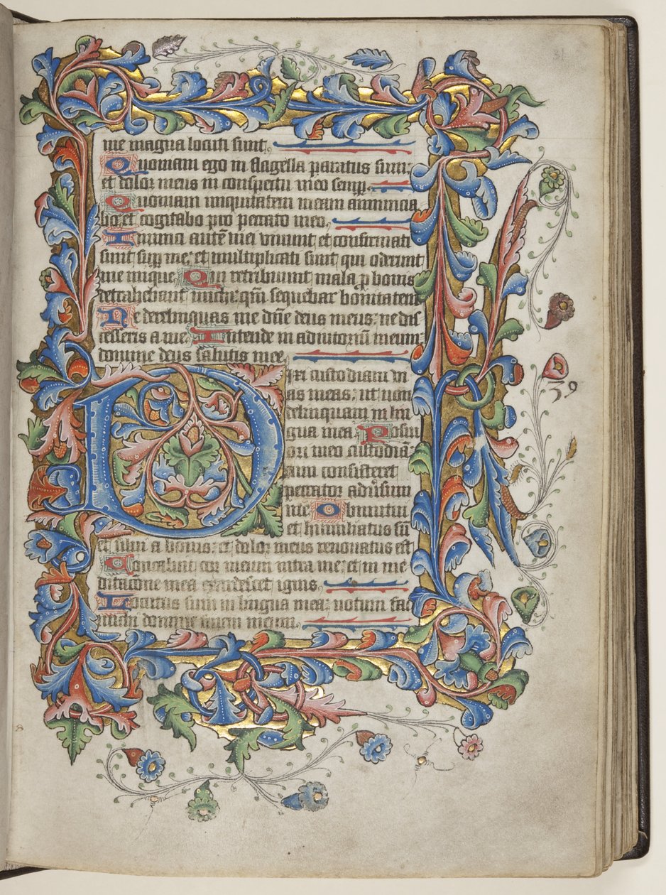 Salterio con calendario de uso Sarum, c.1425-75 de English School