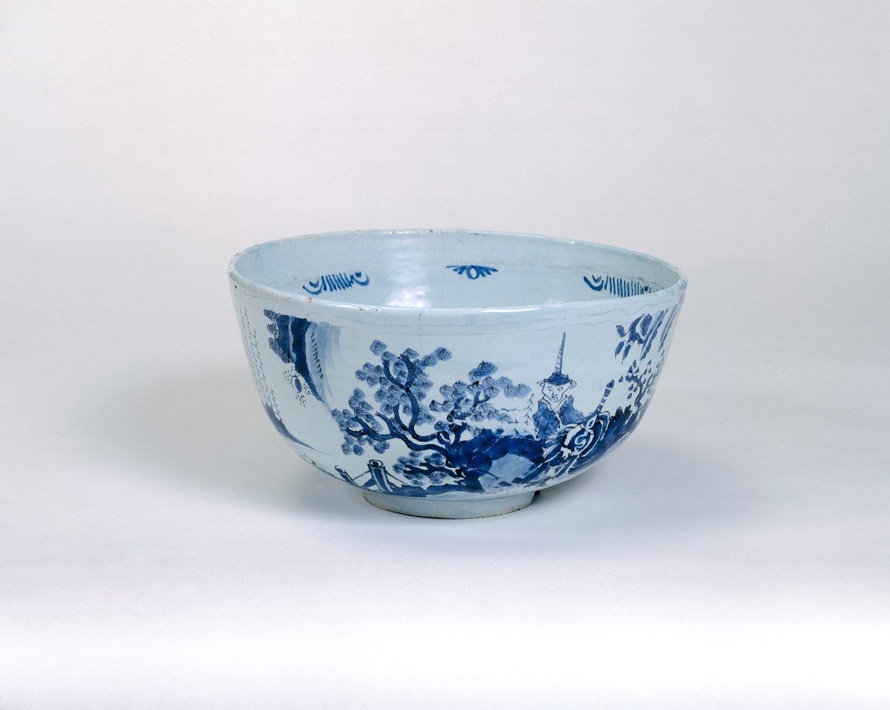 Cuenco de ponche, posiblemente hecho en Brislington, c.1675-1700 de English School