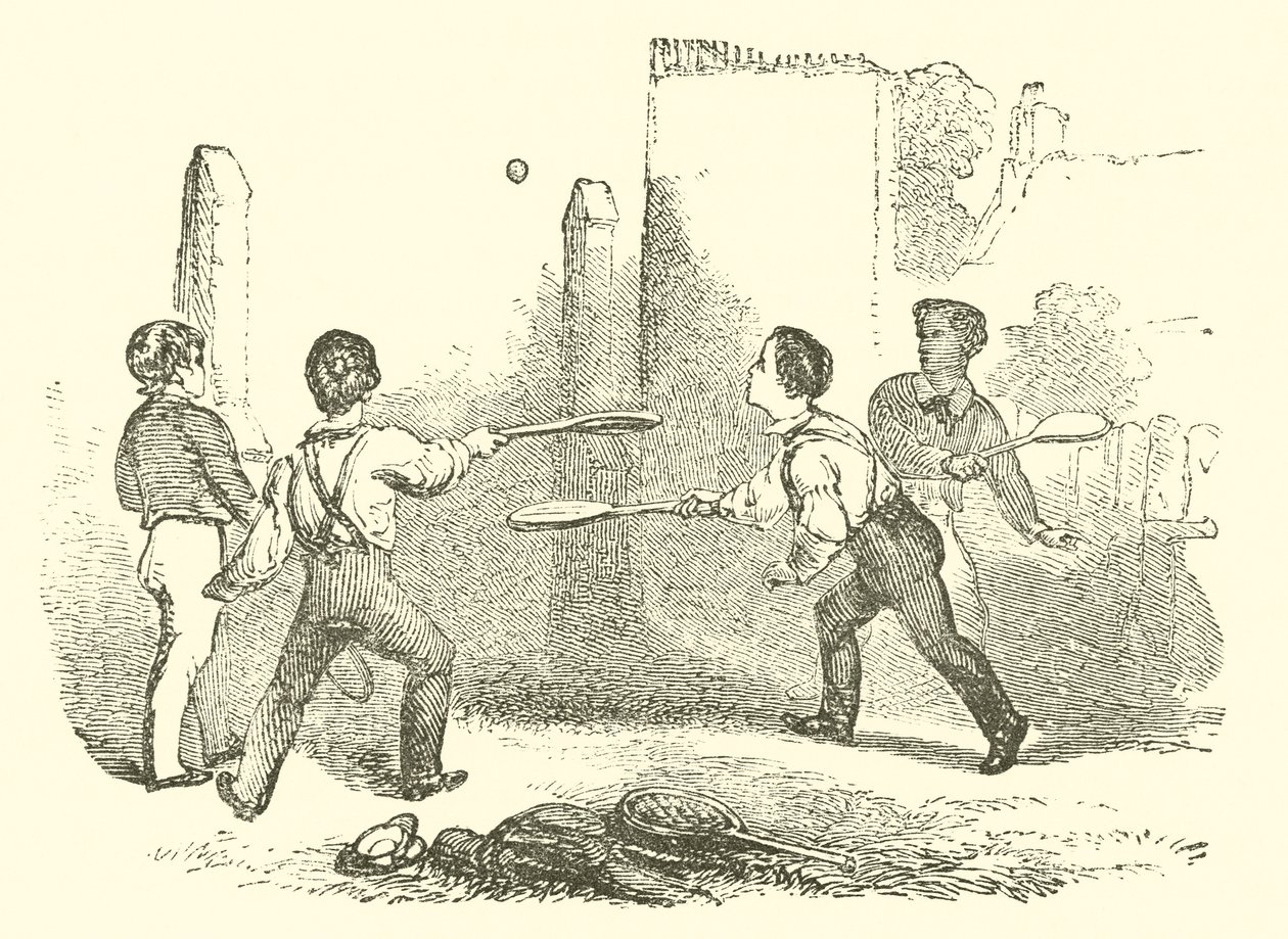 Raquetas (grabado) de English School