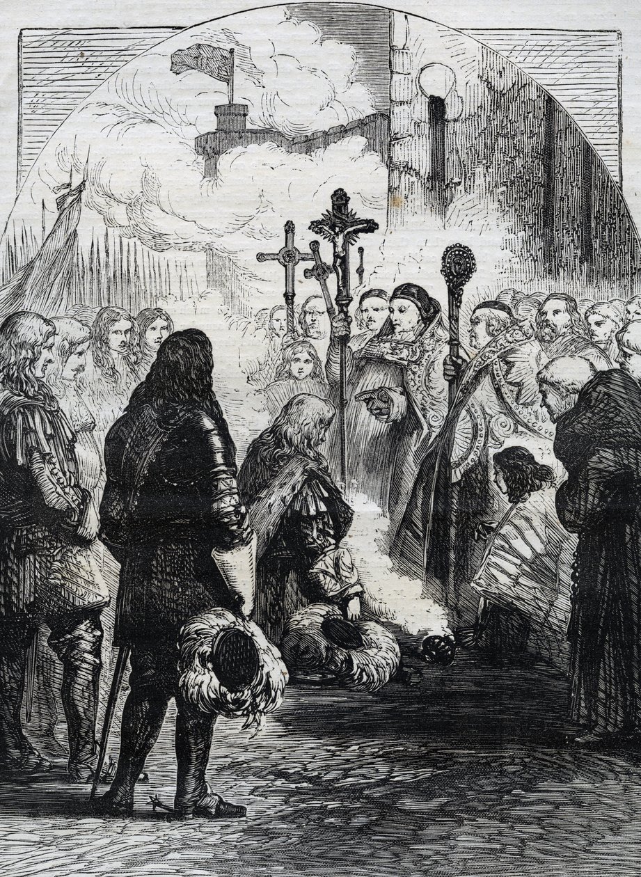 Recepción de Jacobo II en Dublín, publicado en 