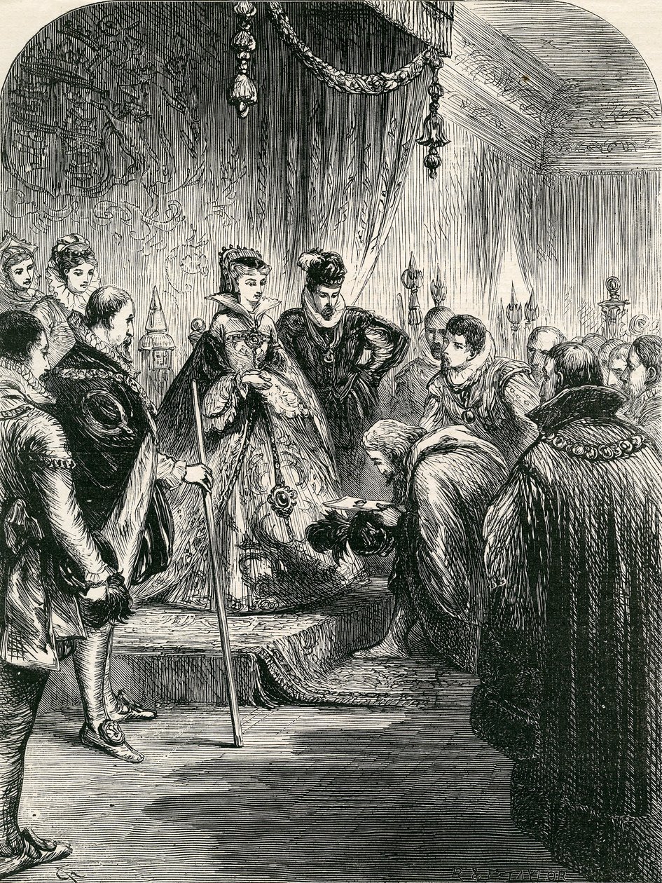 Recepción de la Primera Embajada Rusa en Inglaterra, 1865 de English School