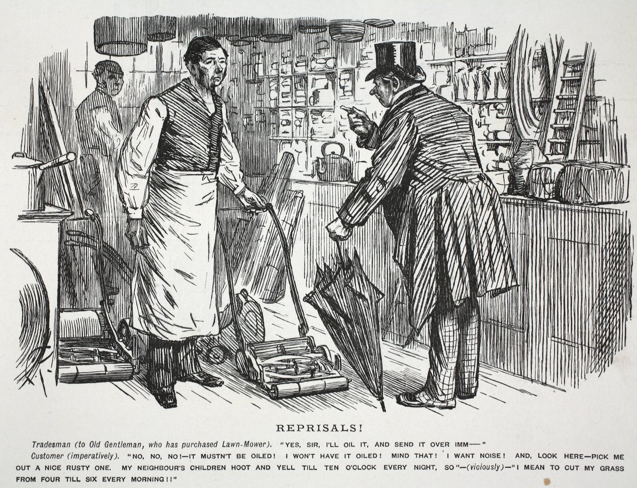 Represalias!, ilustración de Punch de English School
