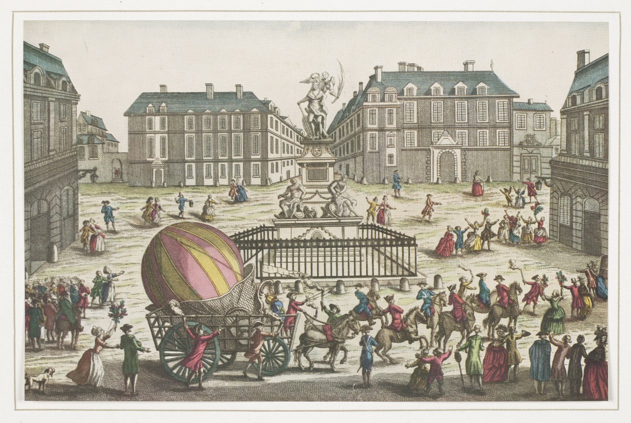 El regreso del globo de Charles y Robert de English School