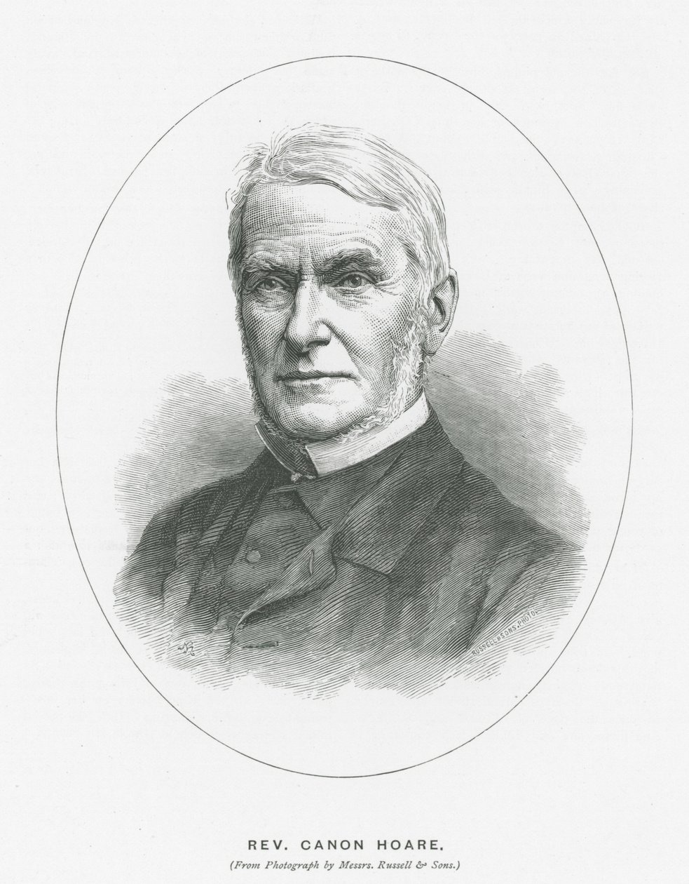 Rev Canon Hoare (litho) de English School