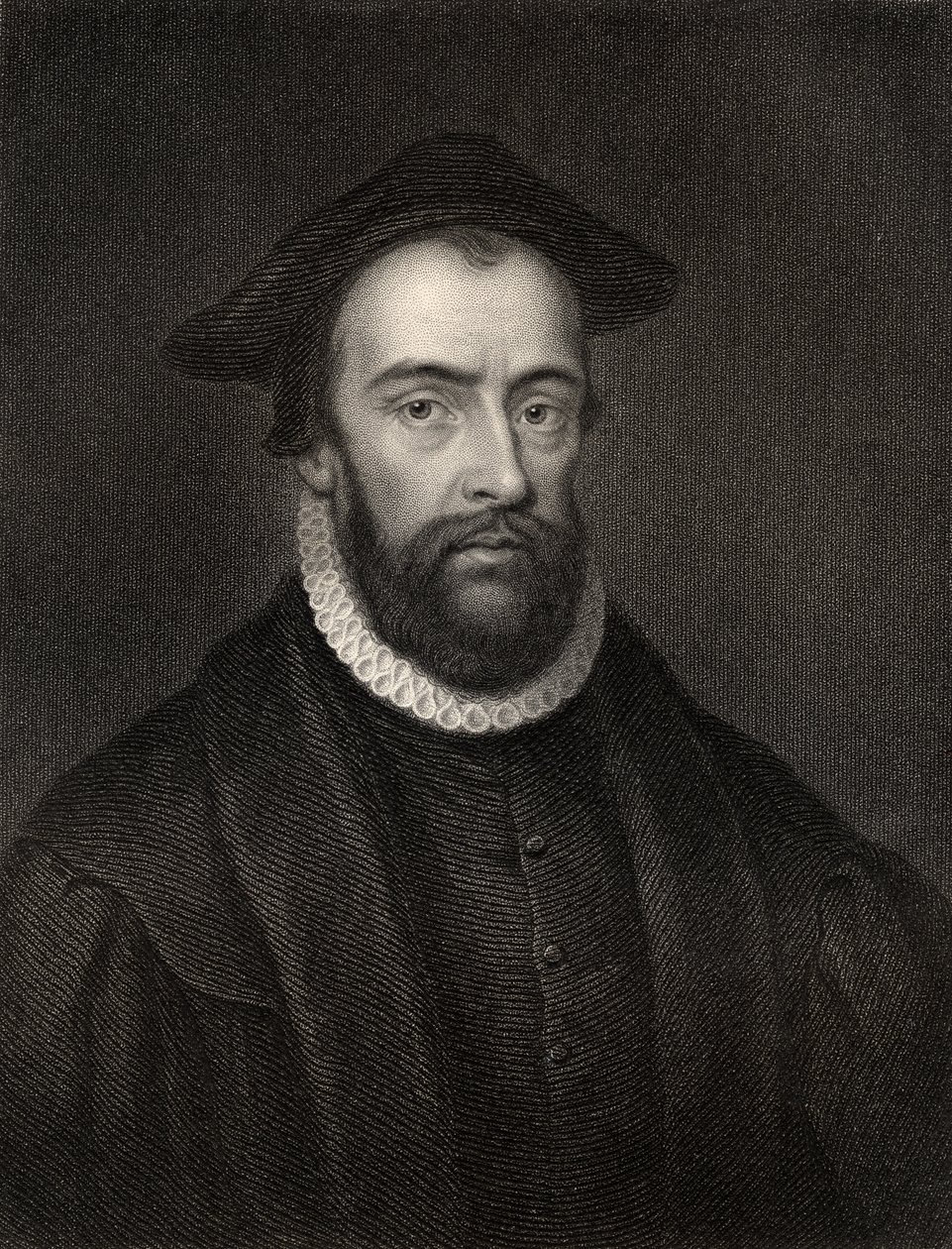 Rev John Bradford, grabado por J. Jenkins, de 