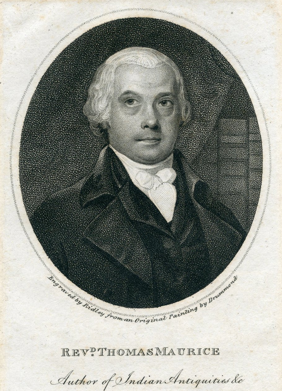 Reverendo Thomas Maurice (1754-1824) (grabado) de English School