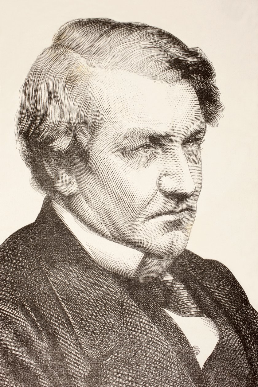 Richard Bourke (litografía) de English School