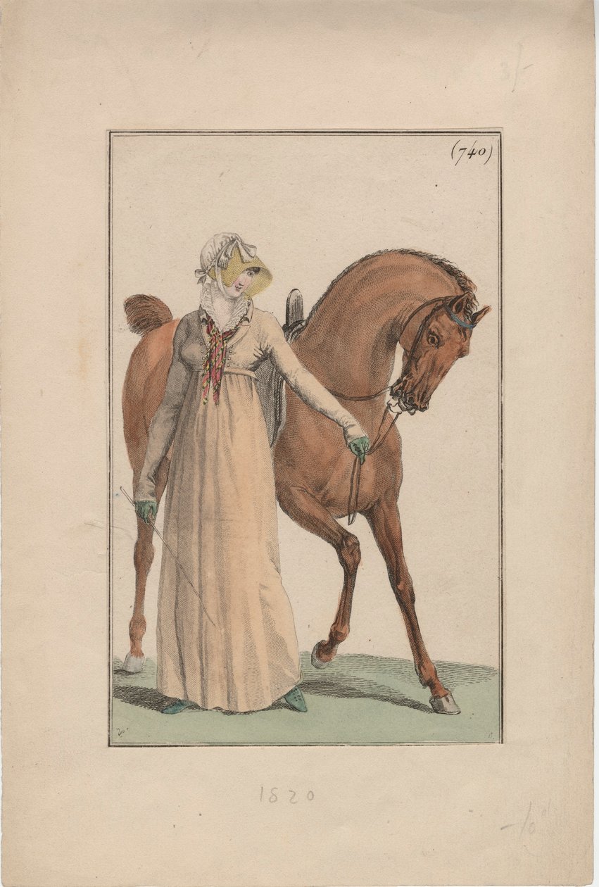 Vestido de montar, c.1806 de English School