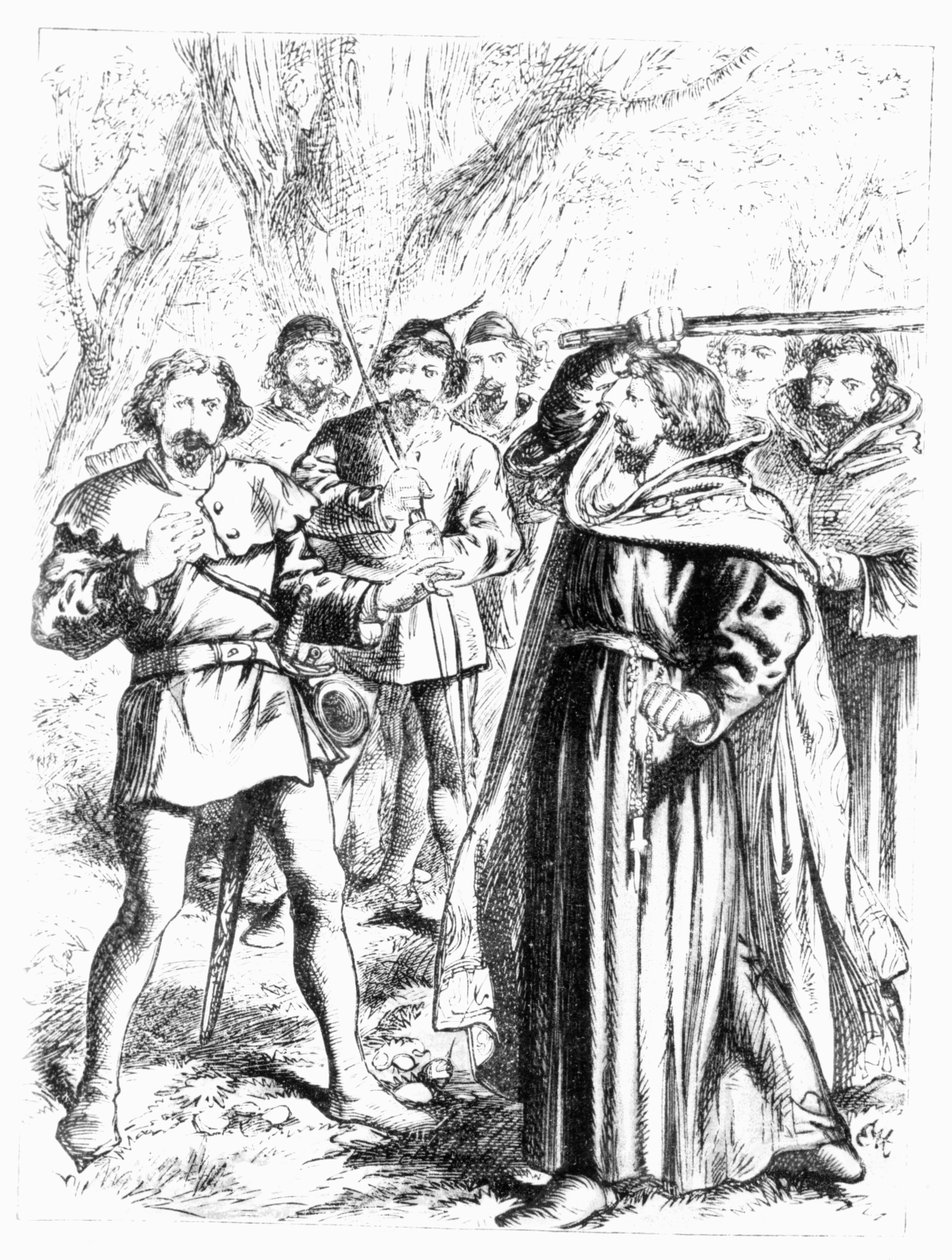Robin Hood y el Rey Ricardo I (1157-99) de English School