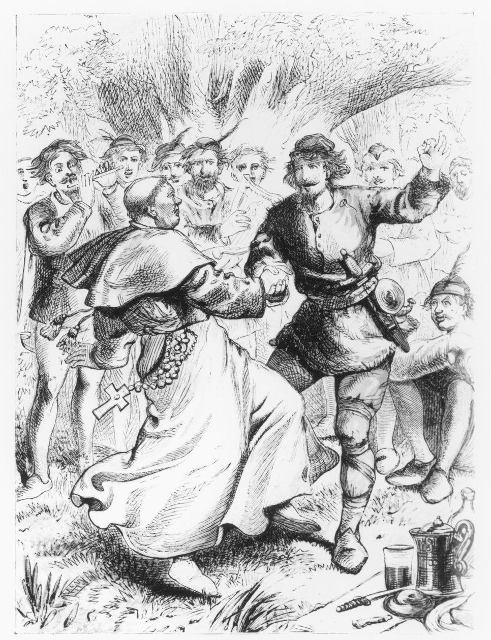 Robin Hood y el obispo de English School