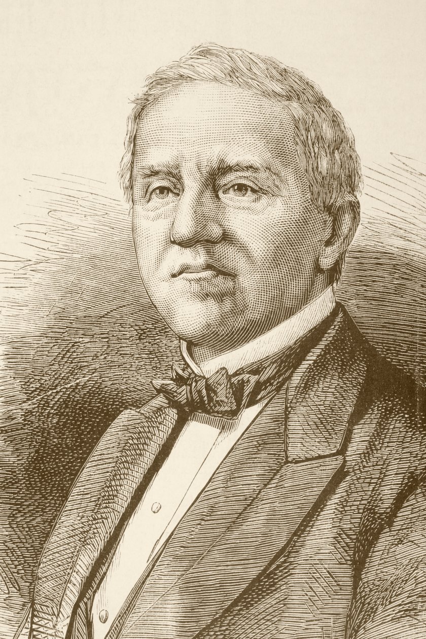 Samuel J. Tilden (litografía) de English School