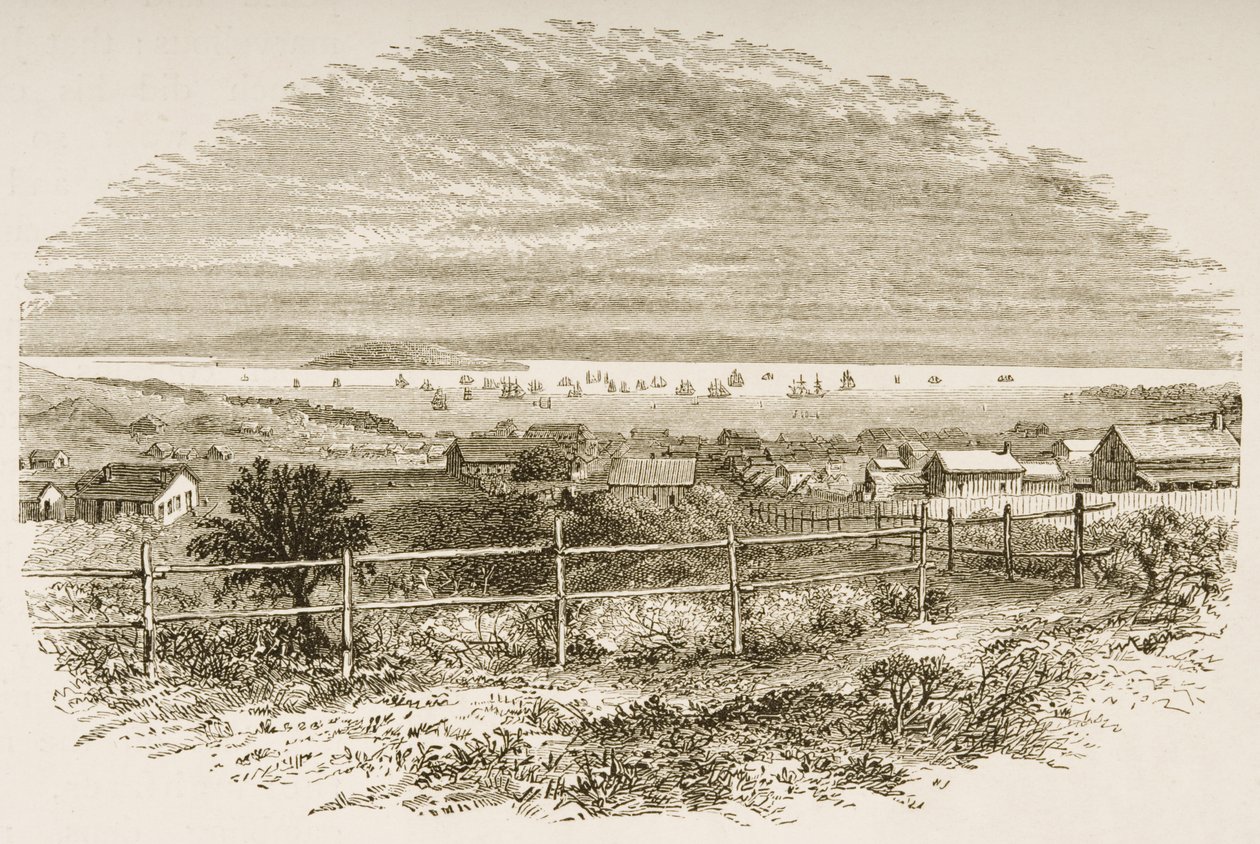 San Francisco en 1849 de English School
