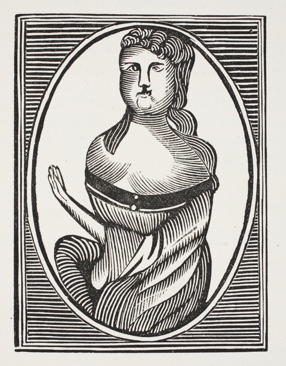 Sarah Millwood, ilustración de Chap-books del siglo XVIII de John Ashton, pub. 1882 de English School
