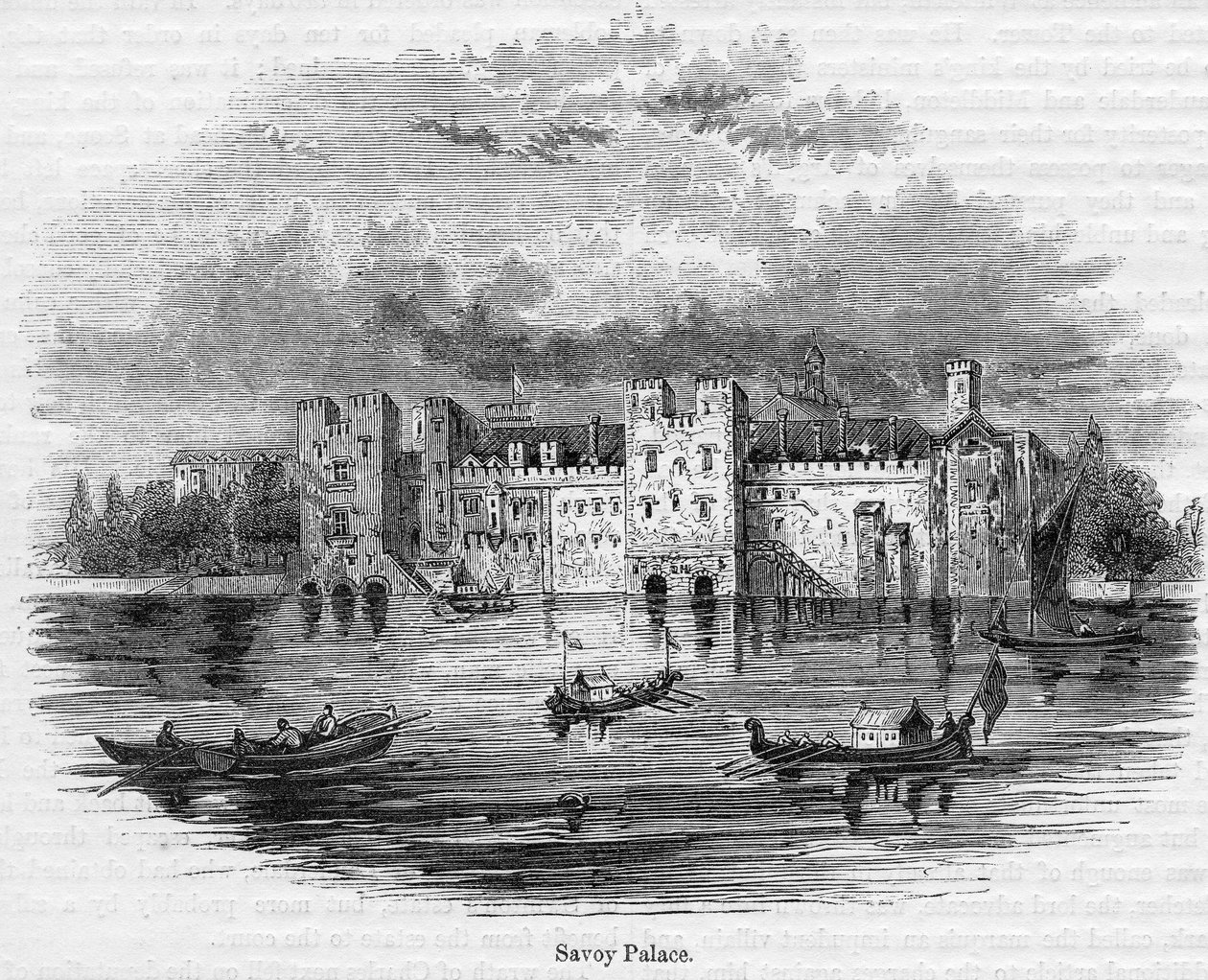 Palacio Savoy, 1661 de English School
