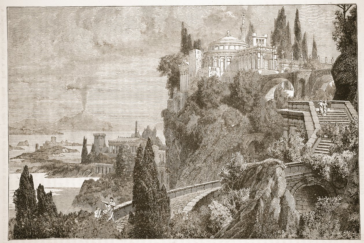 Paisaje en el Cabo Miseno, cerca de Baiae de English School