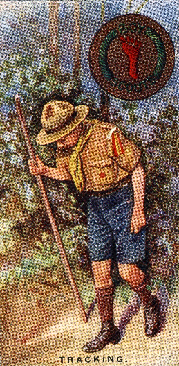 Insignia de Rastreo para Scouts, 1929 de English School