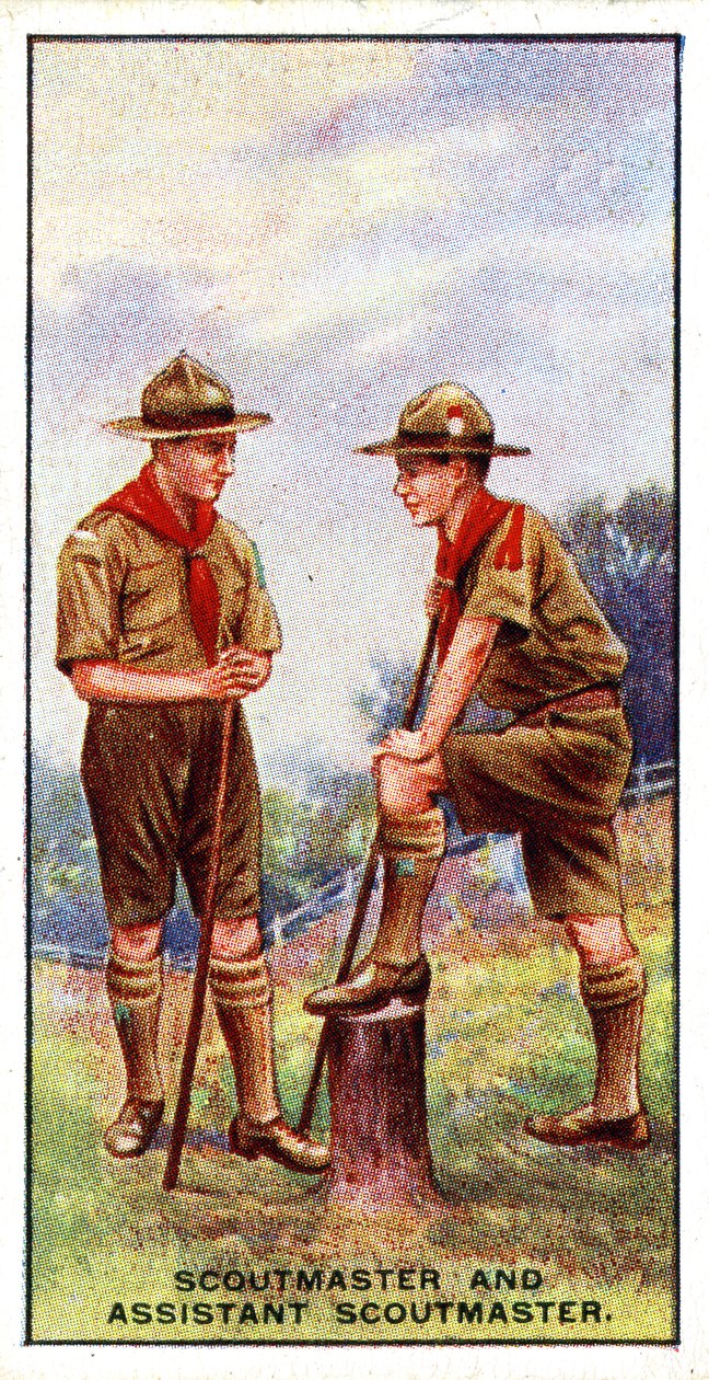 Jefe Scout y Asistente de Jefe Scout, 1929 de English School