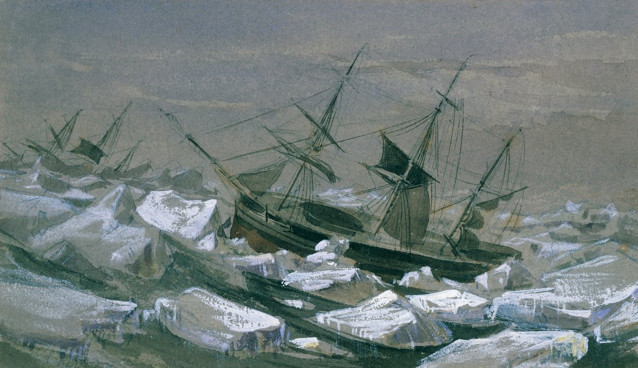 Expedición de James Clark Ross con los barcos 