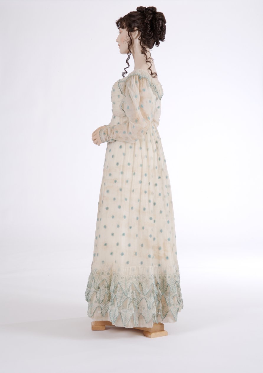 Vista lateral de un vestido de día, c.1815 de English School
